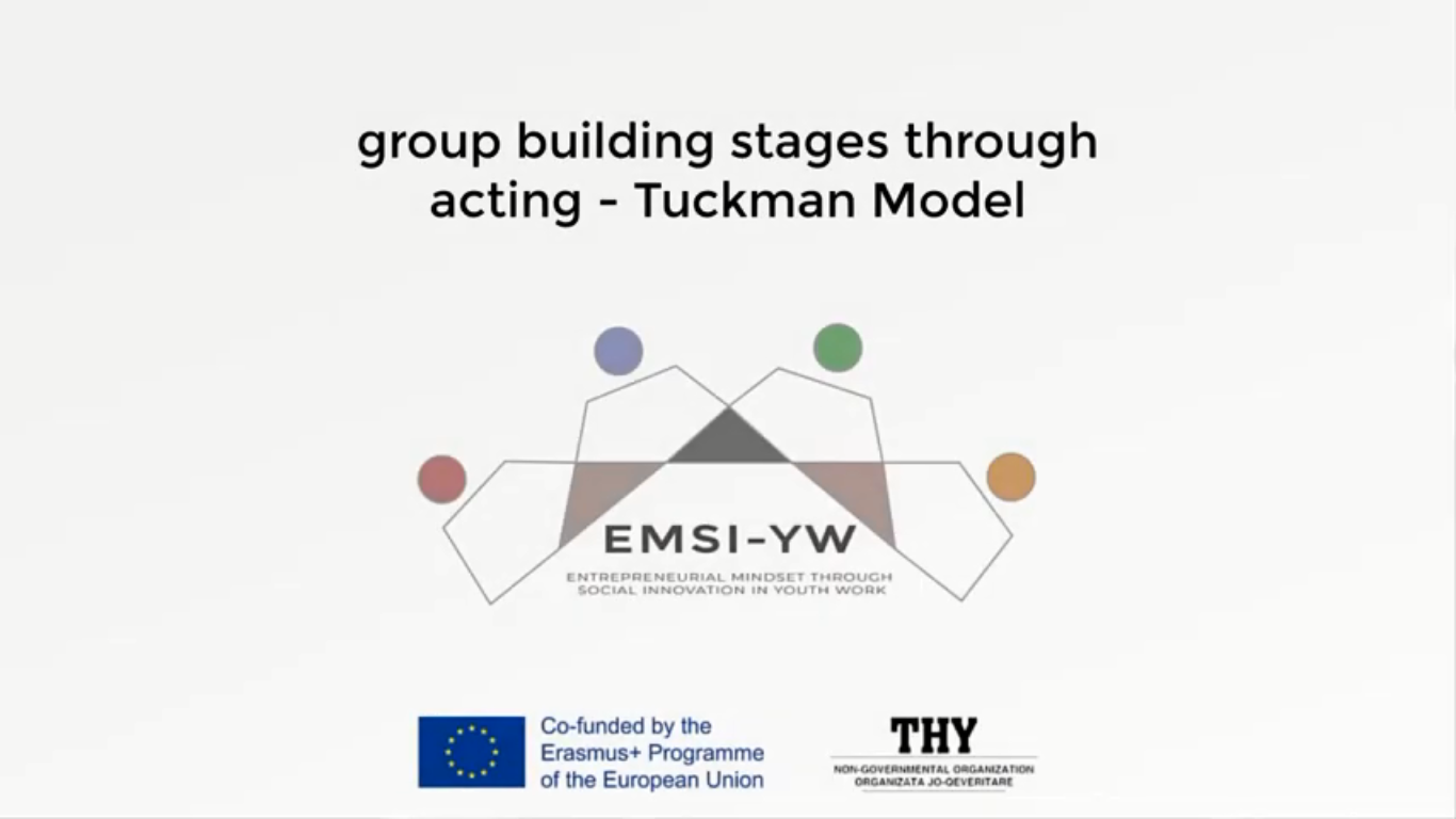 EMSI-YW TC2: Group building through acting – Tuckman Model