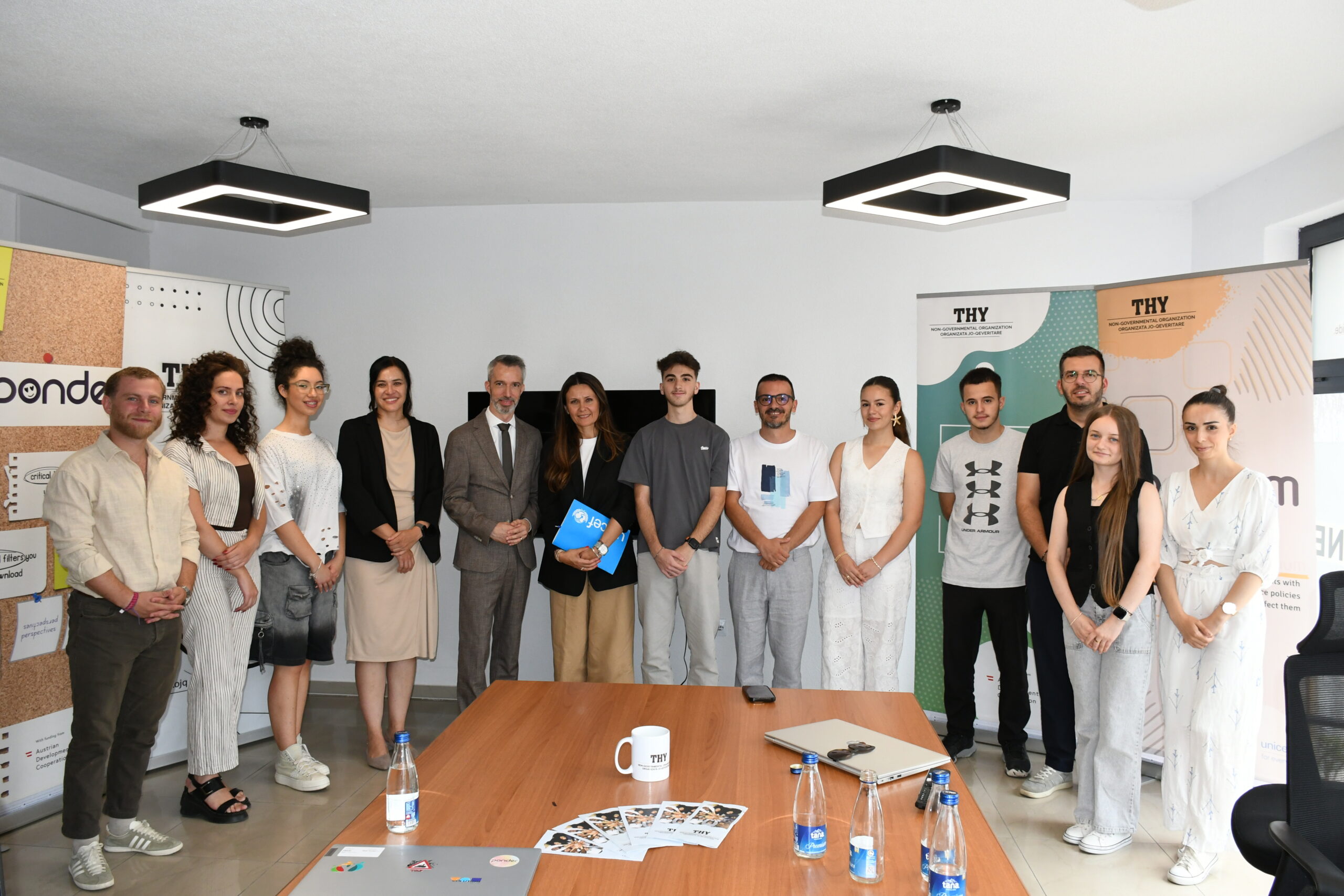 High-level visit from ADA and UNICEF at NGO THY